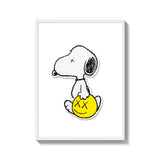 Framed Snoopy Canvas Prints for Home Decor - Ready to Hang Canvas Prints
