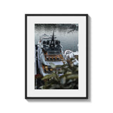 Framed Yacht Fine Art Print Gallery Quality - Luxury & Lifestyle (Framed Fine Art)