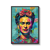 Frida Kahlo Canvas Prints Colorful Portrait Art - Ready to Hang Canvas Prints