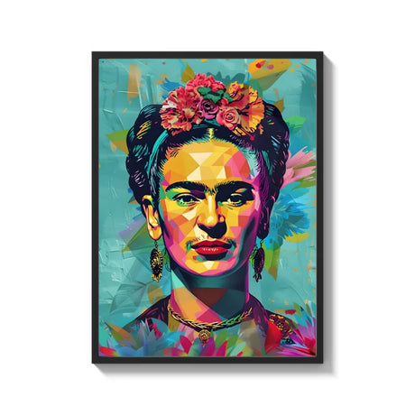 Frida Kahlo Canvas Prints Colorful Portrait Art - Ready to Hang Canvas Prints