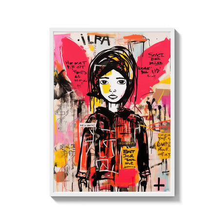 Graffiti Girl Canvas Prints Breaking Borders Art - Ready to Hang Canvas Prints