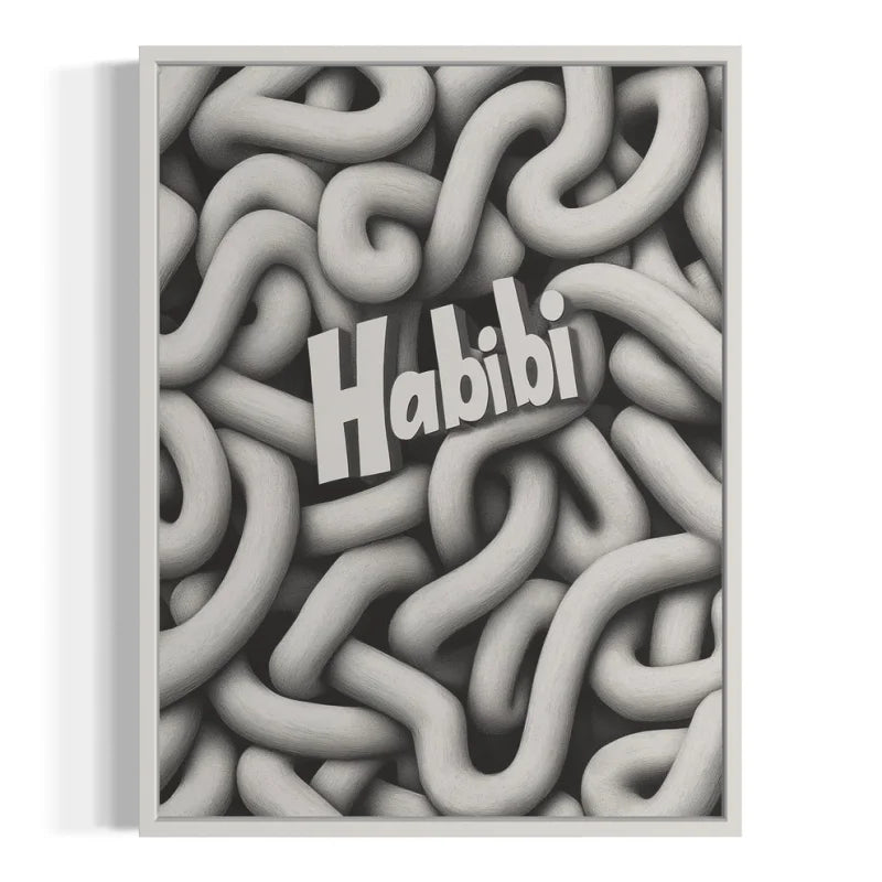 Habibi Noodle Art Canvas Prints Breaking Borders - Ready to Hang Canvas Prints