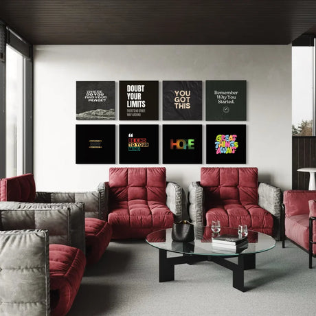 Inspirational Canvas Prints for Walls - Typography & Word Art