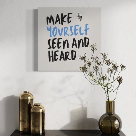 Inspirational Typography Canvas Prints Wall Art - Typography & Word Art