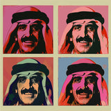 Keffiyeh Man Pop Art Canvas Prints - Pop Art