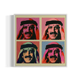 Keffiyeh Man Pop Art Canvas Prints - Pop Art