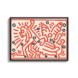 Keith Haring Style Canvas Prints - Ready to Hang Canvas Prints