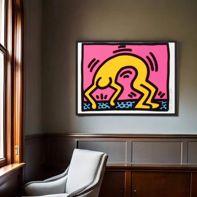 Keith Haring Style Canvas Prints - Ready to Hang Canvas Prints