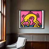 Keith Haring Style Canvas Prints - Ready to Hang Canvas Prints