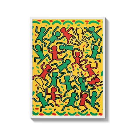 Keith Haring Style Canvas Prints - Ready to Hang Canvas Prints
