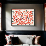 Keith Haring Style Canvas Prints - Ready to Hang Canvas Prints