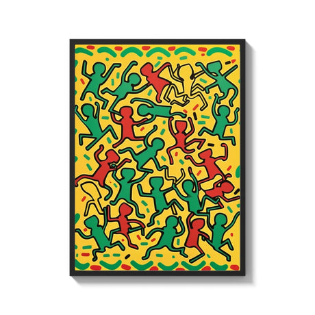 Keith Haring Style Canvas Prints - Ready to Hang Canvas Prints