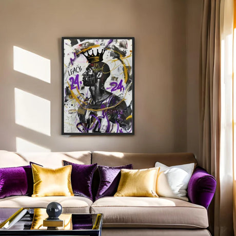 Kobe Bryant Canvas Prints Framed Art - Ready to Hang Canvas Prints