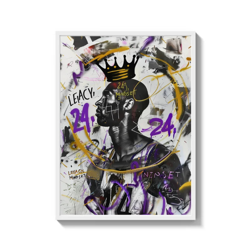 Kobe Bryant Canvas Prints Framed Art - Ready to Hang Canvas Prints