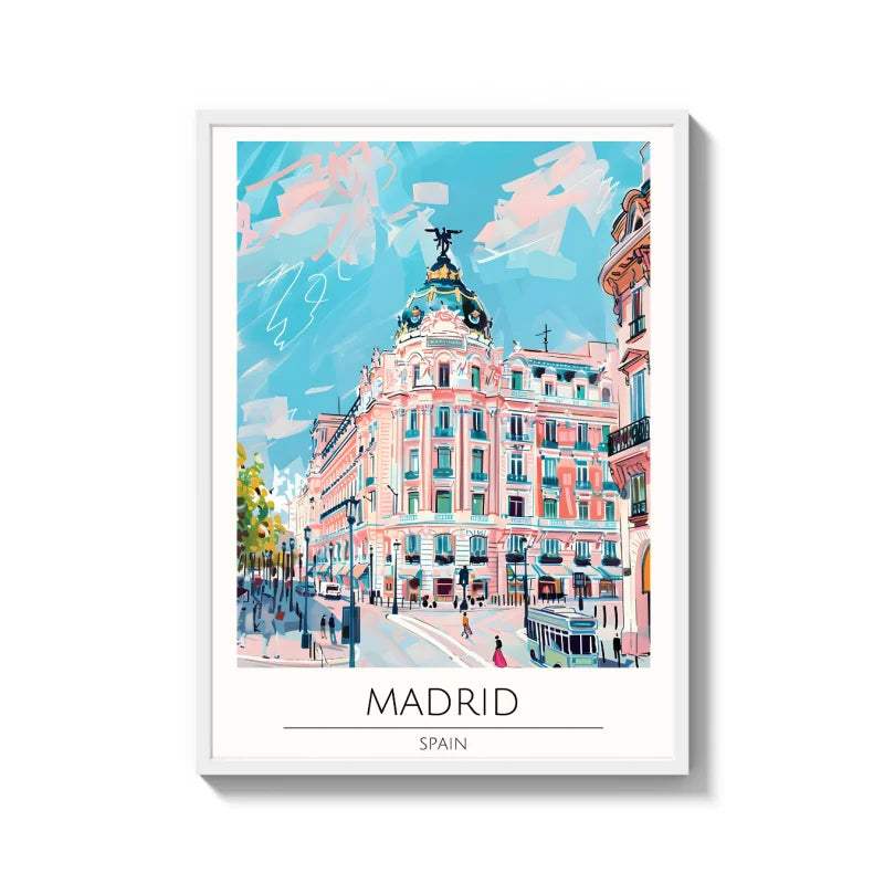 Madrid Canvas Prints World Tour Collection - Ready to Hang Canvas Prints