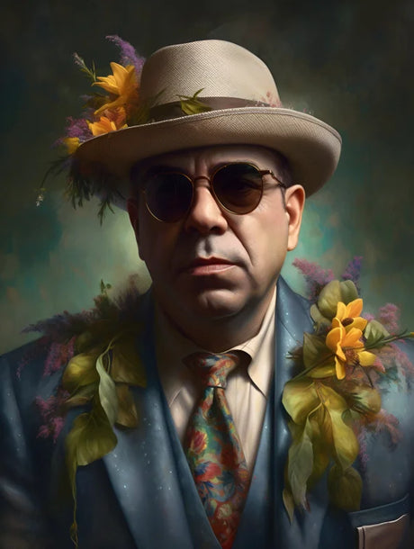 Man in Hat Canvas Prints - Ready to Hang Canvas Prints