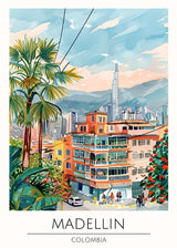 Medellín Colombia Canvas Prints World Tour Collection - Ready to Hang Canvas Prints
