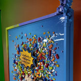 Mixed Media Artwork Real Intelligence Pixelated Frame - Limited Release Artwork