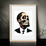 Nipsey Hussle Skull Portrait Decay Series - Legends & Icons