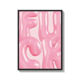 Pink Balloon Letter Canvas Prints - Ready to Hang Canvas Prints