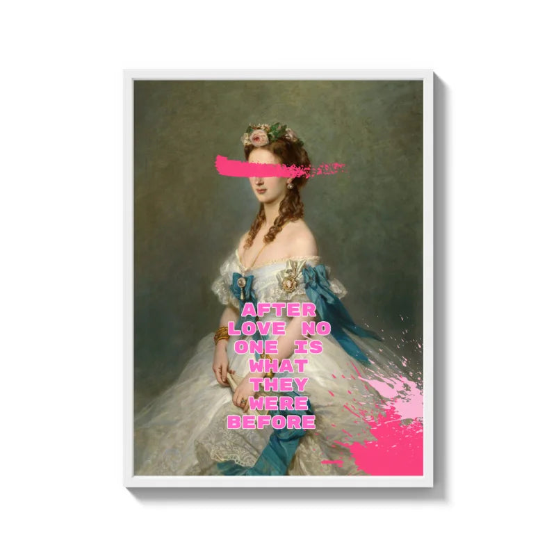 Pink Portrait Canvas Prints Ready to Hang - Ready to Hang Canvas Prints