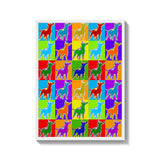 Pop Art Dog Canvas Prints for Walls - Ready to Hang Canvas Prints