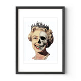 Queen Elizabeth Skull Art Decay Series - Legends & Icons