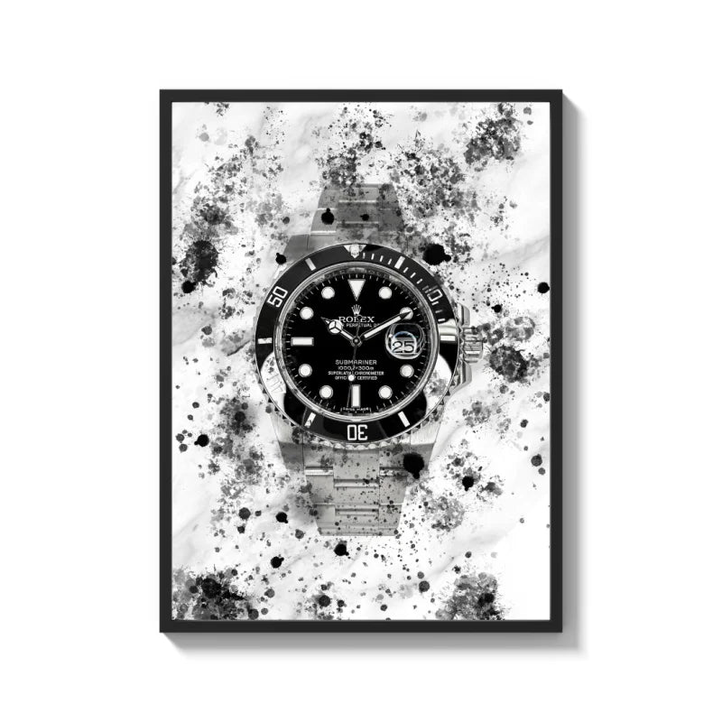 Rolex Submariner Canvas Prints Wall Art - Ready to Hang Canvas Prints