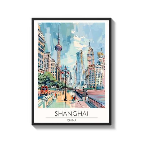 Shanghai Canvas Print from the World Tour Collection - Ready to Hang Canvas Prints