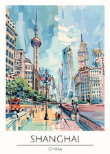 Shanghai Canvas Print from the World Tour Collection - Ready to Hang Canvas Prints