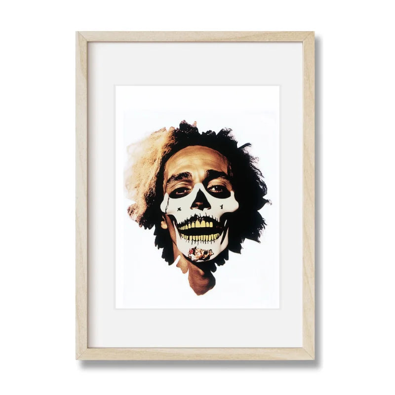 Skull Face Portrait Decay Series Legends and Icons - Legends & Icons