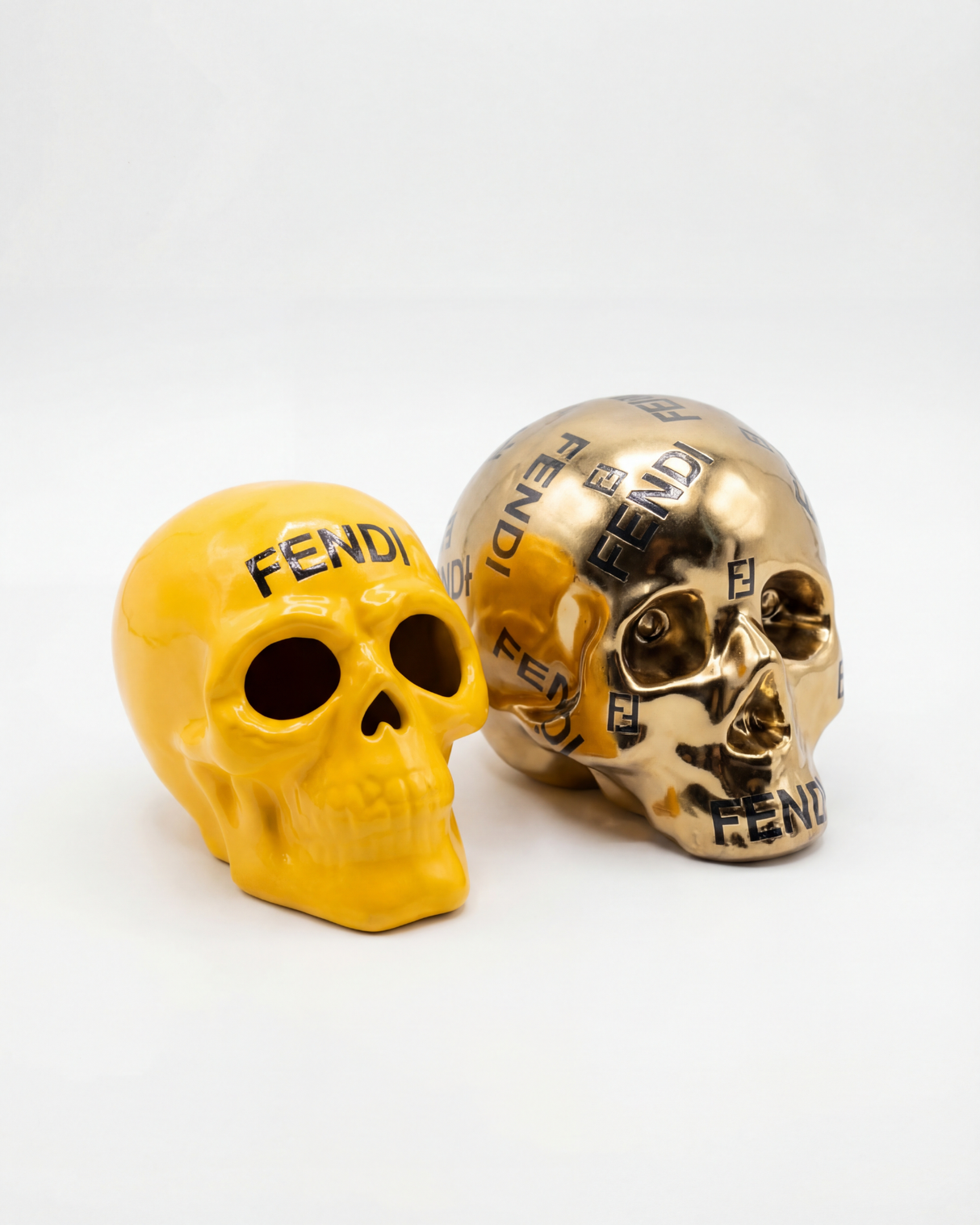 Fendi Inspired Skull Artwork 