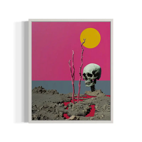 Surreal Skull Canvas Prints Ready to Hang Art - Ready to Hang Canvas Prints