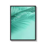 Teal Palm Canvas Prints for Elegant Decor - Ready to Hang Canvas Prints