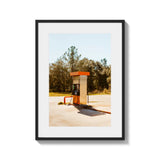 Vintage Gas Pump Fine Art Print Framed - Framed Fine Art Prints