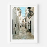 White Street Framed Fine Art Print - Framed Fine Art Prints