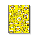 Yellow Flower Canvas Prints Framed Art - Ready to Hang Canvas Prints